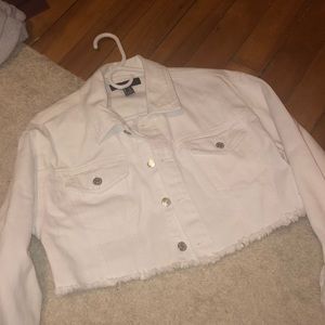 White jean jacket!!